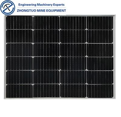 China 55W - 75W Monocrystalline Silicon Solar Photovoltaic Panel Custom Solar Panel Module for sale