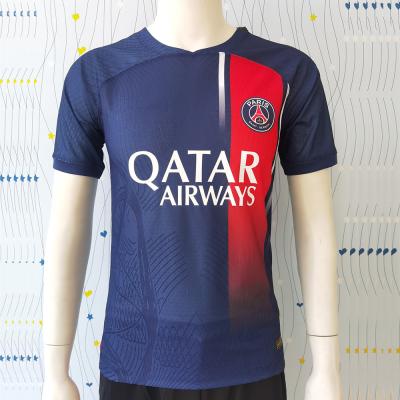 China Ventilated Personalized Jersey Shirts 100% Polyester Durable Soccer Player Jersey for sale
