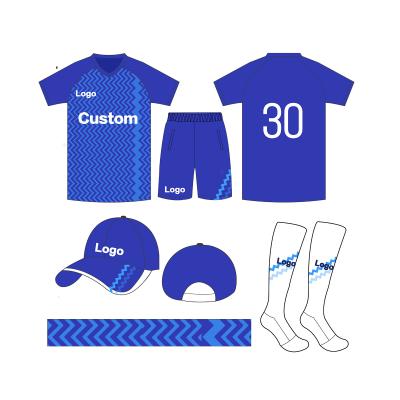 China Premium Fabrics Breathable Moisture Wicking Jerseys Customizable Team Football Jersey for sale