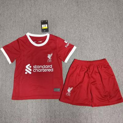 China Premium Fabric Kids Soccer Jerseys For Kids Soccer Uniform Custom for sale