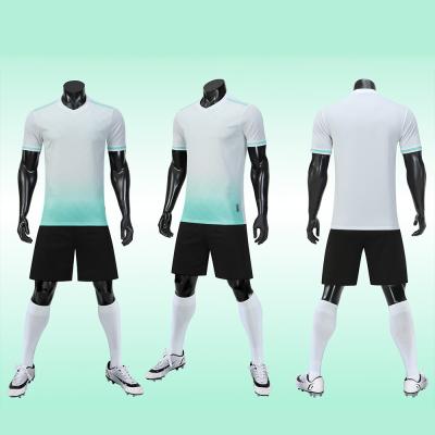 China Lightweight Full Football Jersey Set Durable Breathable Soccer Sublimation Jersey for sale