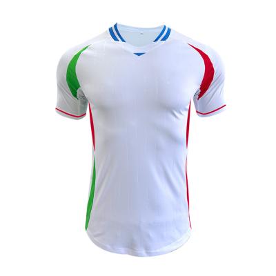 China Italy 2024 Euro Jersey Quick dry material 120-160gsm Fabric Weight for sale