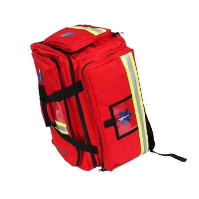 China Emt Ambulance Trauma Bag Emergency Waterproof Large Red Tactical Medical Kit for sale