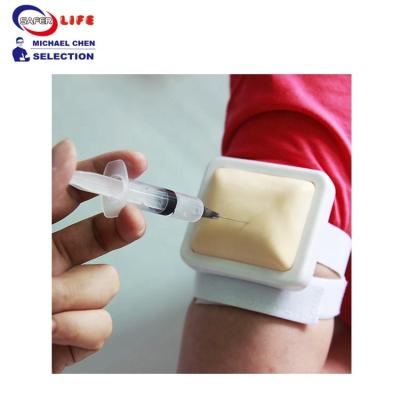 China Medical Intramuscular Training Injection Pad Nurse Practice CE ISO Simulated Skin Manikin 85mm for sale