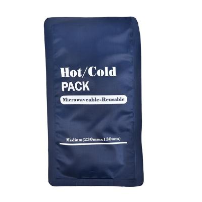 China Sport Compress Microwaveable 200ml Soft Reusable Hot Cold Therapy Pack Gel Pad Ice Cooling Heating Emergency Pain Relief pad à venda