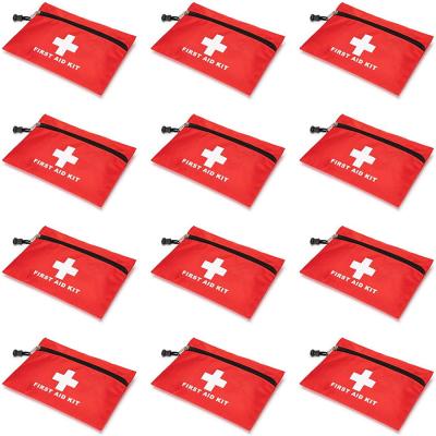 China Empty Emergency Survival Camping First Aid Bag Small with Dual Zippers for sale