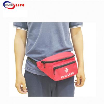 China Polyester Portable First Aid Kit Fanny Pack Belt Bag Waist EMS Trauma Emergency Bag for sale