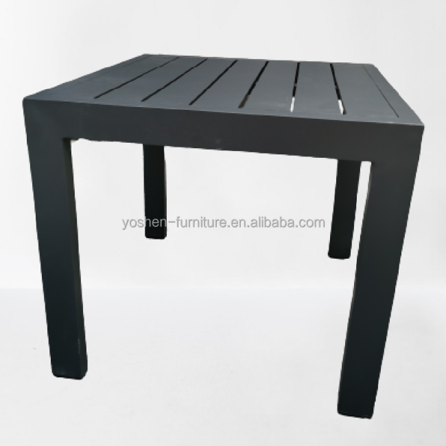 Aluminum side table