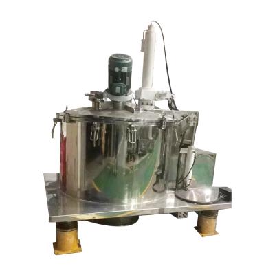 China Hydraulic Scraper Bottom Horizontal Centrifuge Equipment / Perforated Basket Centrifuge for sale