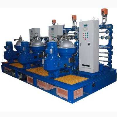 China Automatic Skid Mounted Type Centrifugal Mineral Fuel Oil Handling Separator System for 3-phase Separation for sale
