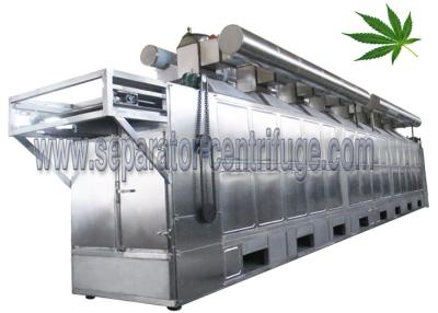 China Máquina industrial del secador de la banda transportadora de la capacidad grande de la malla para las hojas del cáñamo de CBD en venta
