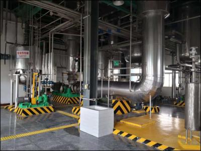 China MVR-Rieselfilmvakuumverdampfungs-System für Meerwasser-Salzindustrie und Soda-Industrie zu verkaufen