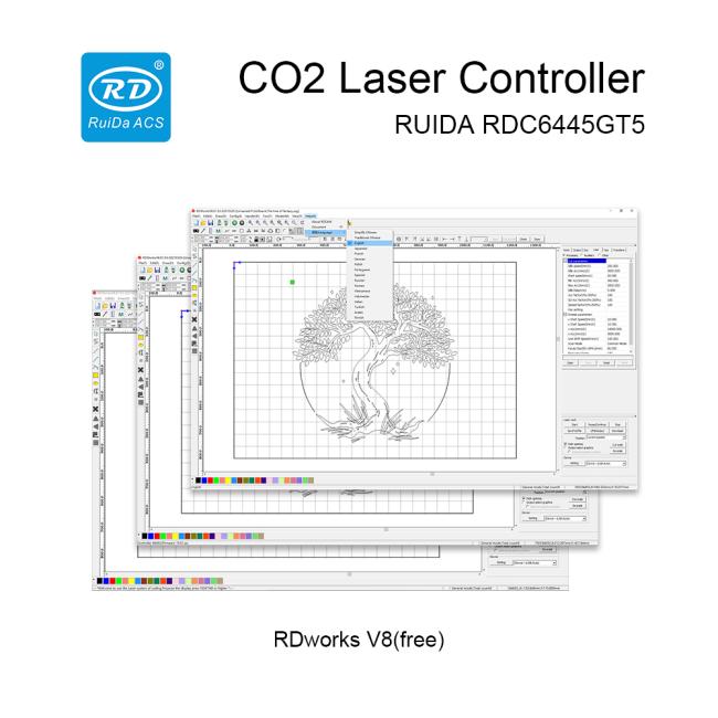 Ruida RDC6445GT5 Laser Controller front view