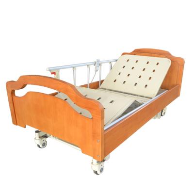 China BCA-8015 Healthcare Shanghai meiisun produces ISO certified household wood headboard foldable hospital bed for sale