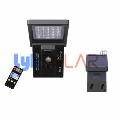 China Dual CCT Solar Deck Lights Outdoor With Remote Control And 4 Lighting Modes for sale