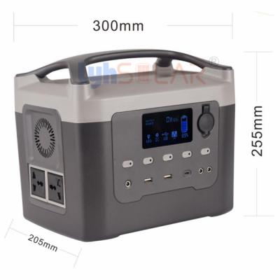 China High Capacity Rechargeable Portable Power Station 600W For Outdoor Activities for sale