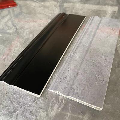 China Polished Skirting Corner PVC Skirting Board Corners Anti Slip for sale