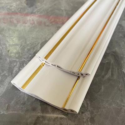 China PVC Flexible Plastic Skirting Board Covers Moisture Resistant for sale