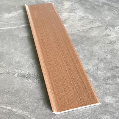 China Customization 100mm Pvc Skirting Board 4mm Thickness For Schools for sale