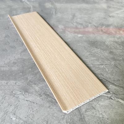 China 3mm Thickness Plastic Skirting Board 120mm For Supermarkets for sale