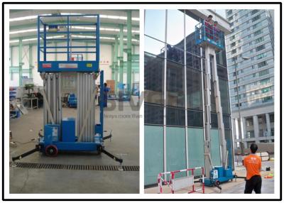 China 1330 * 600mm Vertical Mast Lift 12 Meter Platform Height For 2 Persons Work for sale
