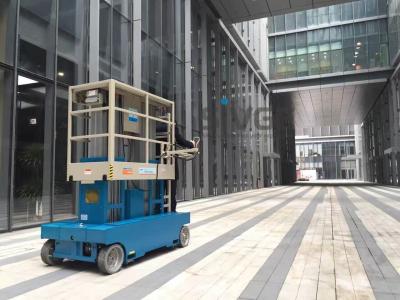 China Self Propelled Truck Mounted Aerial Lift Dual Mast For Office Buildings for sale