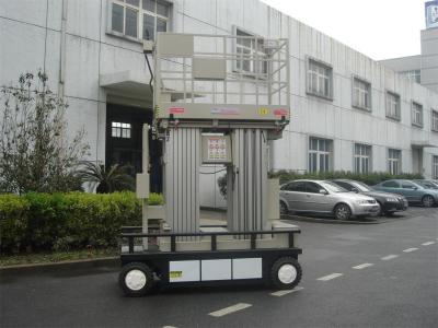 China 6m Electric Ladder Lift With 480 KG Load , Self Propelled Aerial Work Platform for sale