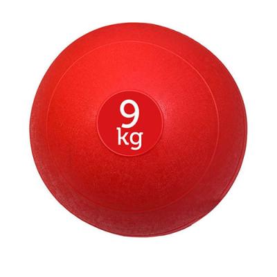 China 9KG No Bounce Heavy Slam Balls Strength Fitness Exercise Gym Slamming Ball Red for sale
