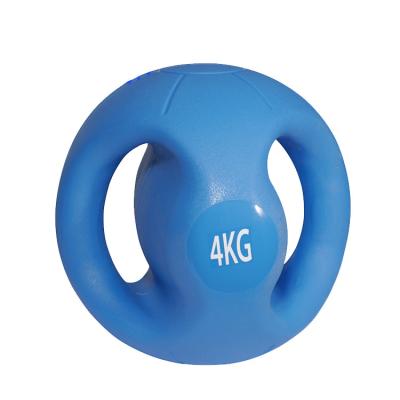 China Light Weight Fitness Handle Weight Ball 4KG For Core Workout Training for sale