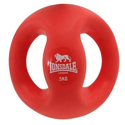 China Dual Grip Handle Weight Ball 20LBS Fitness Training Friendly Environment for sale