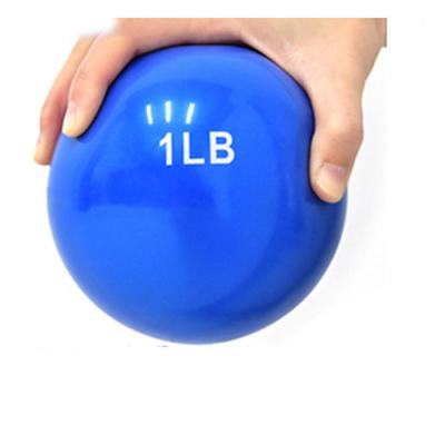 China Soft PVC Sand Fill Handle Weight Ball 1LB Fitness Exercise Lifting Training for sale