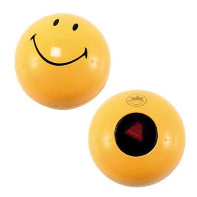 China Smile Face Soft Weighted Ball Tonning Bouncy Ball With Handle For Adults for sale