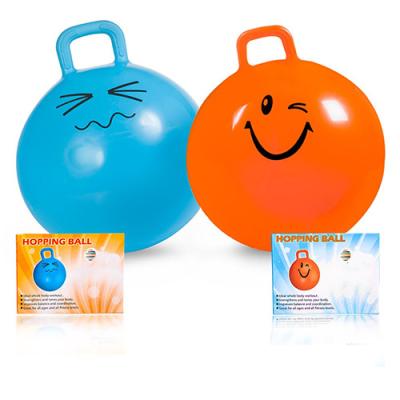 China 45cm Inflatable Space Hopper Ball Toy Bouncer Improve Balance Strength for sale