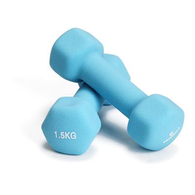 China Hand Weights Vinyl Coated Dumbbell AllPurpose Color Coded For Strength Training for sale
