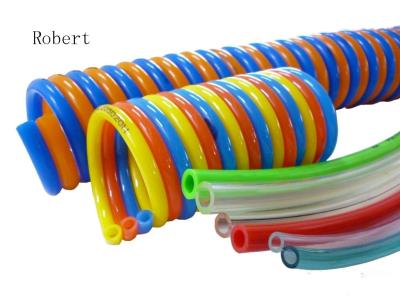 China Metric Polyurethane Pneumatic Air Tubing Durable Stretch Out Draw Back Freely for sale