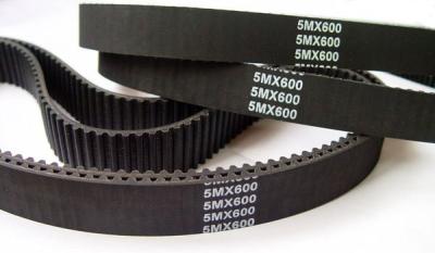China Heat / Oil Resistant Industrial Timing Belts Rubber Material Black Color for sale