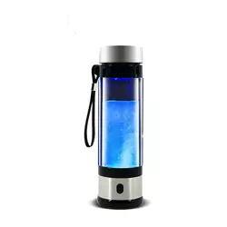 China Glass Hydrogen Bottle Ionizer 350ml Portable High Concentration Negative Ions for sale