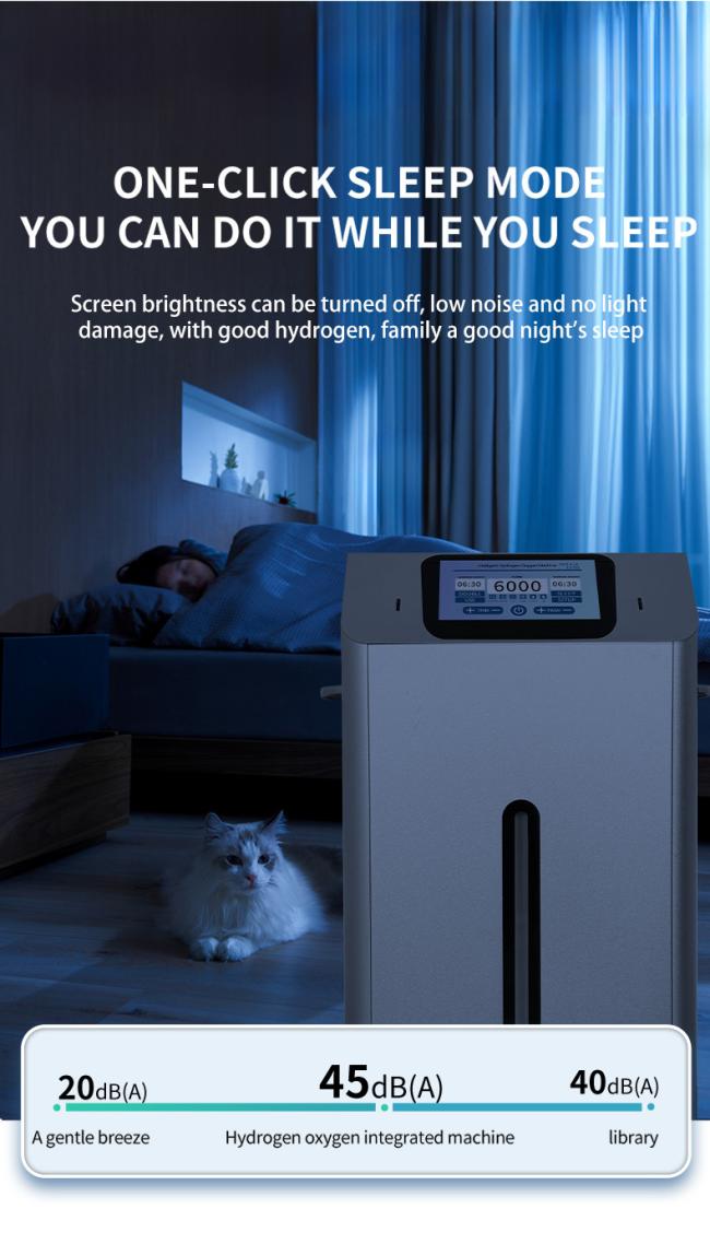 Touch Advertising Screen 99.99% Purity Hydrogen Inhalation Machine 6000ml/min