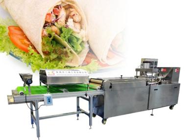 China máquina do fabricante de pão de 1500pcs/h Roti, máquina industrial do fabricante de 200g Roti à venda