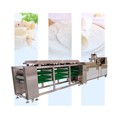 China Stainless Steel Wheat Flour Tortilla Making Machine With Two Heads for sale