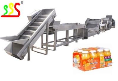 Chine Raw Mango Pineapple Juice Making Machine 300 - 500ml Bottle 2t/H à vendre