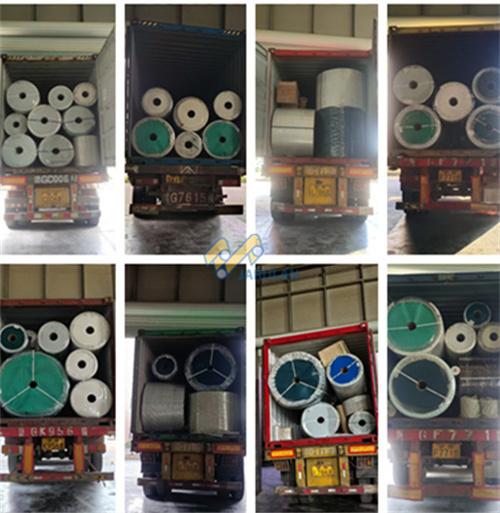 Jarulan factory conveyor belt loading