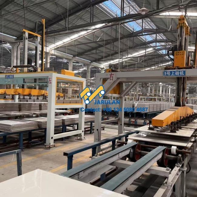 tile feeding conveyor belt