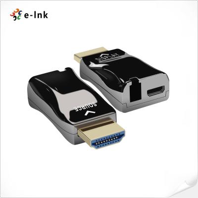 China Mini 4K 30HZ HDMI Over Fiber Extender Single Core / Multimode LC 300 Meters for sale