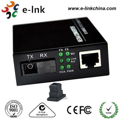 China Mc101xl / Mc102xl Fiber Ethernet Media Converter Single Mode 20km Distance , SC BIDI for sale