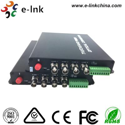 China FC Connector AHD CVI TVI Over Fiber Converter Wall Mounted / Rack Mounted for sale