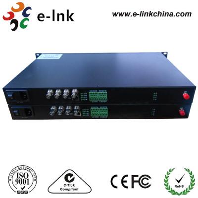 China 100M Ethernet Sdi Audio To Optical Fiber Converter 4Ch Forward 3G SDI Backward for sale