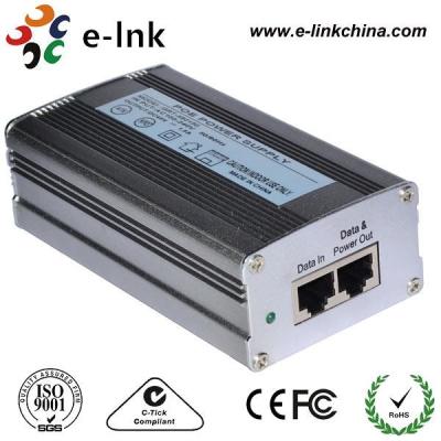 China 48V Power Over Ethernet Adapter Injector For Cashier Desk 10 / 100Mbps High Power for sale