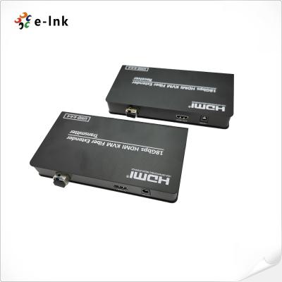 Chine 4K HDMI 2,0 KVM USB au-dessus de la fibre optique 10KM de mode unitaire de supplément de fibre à vendre