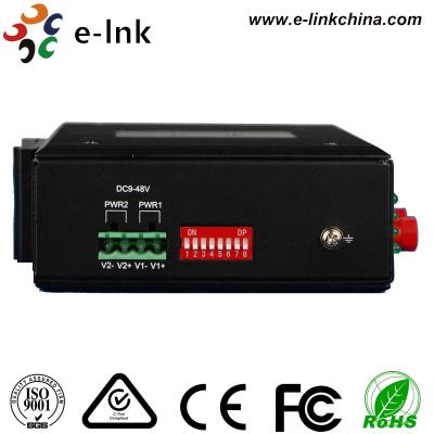 China Hardened 4Ch Industrial Fiber Media Converter RS232/RS422/RS485 With 2 SFP Fiber Port for sale